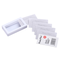 Lames de rasoir à double tranchant PearlMax, 100 pièces, Super Platinum, acier inoxydable, vente en gros, fournitures de barbier, emballage en boîte portable