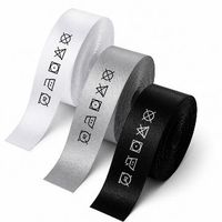 Étiquettes personnalisées en satin pour vêtements, étiquettes imprimées imperméables, étiquettes de vêtements personnalisées avec logo, instructions de lavage, étiquette à coudre