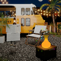 Lampes de nuit LED en promotion, haut-parleur BL LED, lumières décoratives LED, haut-parleur musical en forme de vase, lumière musicale pour fête, mariage, Noël