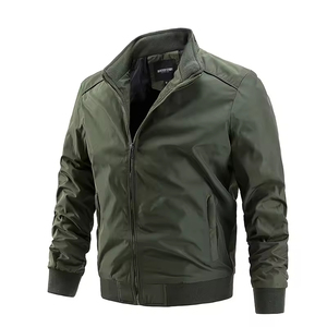 Giacca Sottile Reversibile Impermeabile con Colletto Alto OEM/ODM Personalizzata, Cappotto Autunnale Taglia Grande, Antivento Casual, <span class=keywords><strong>Abbigliamento</strong></span> <span class=keywords><strong>Uomo</strong></span> di <span class=keywords><strong>Tendenza</strong></span> - Product Image 2