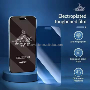 Película protectora de teléfono galvanizada, Protector de pantalla Antiestático de vidrio templado antihuellas dactilares para <span class=keywords><strong>Motorola</strong></span> - Product Image 6