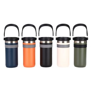 Modern Design 304 Stainless Steel Thermos Cup Portable Outdoor Handle Coffee & Drink Cup Vacuum Technology for Car Use Wholesale - Product Image 5