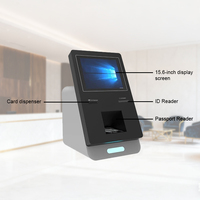 15,6-Zoll-Bildschirm RFID/NFC-Karten ausgabe kiosk 24/7 Self-Check-In-Lösung Self-Check-in-Kiosk für Hotels mit Schlüsselsp ender