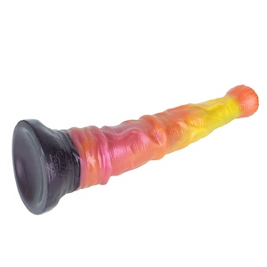ดิ๊กโด้แฟนตาซีรูปม้า FAAK Monster Dildo แบบนุ่มสำหรับการสอดใส่ทางทวารหนัก พร้อมปมขนาดใหญ่ ดิ๊กโด้รูปปมสุนัข พร้อมถ้วยดูด ของเล่นทางทวารหนักสำหรับผู้ชาย - Product Image 4