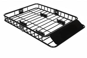 Panier de toit en acier universel pour SUV 4x4, porte-bagages de 200 lb pour camping et extérieur - Product Image 2