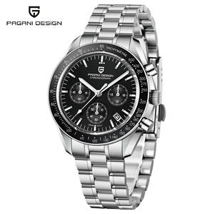 <span class=keywords><strong>PAGANI</strong></span> <span class=keywords><strong>DESIGN</strong></span> 1701 Montre de Luxe Entièrement en Acier VK63 Sport Étanche 100m en Acier Inoxydable Montre-Bracelet à Quartz pour Homme - Product Image 1
