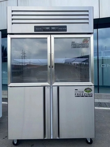 Alcance comercial en el refrigerador <span class=keywords><strong>4</strong></span> <span class=keywords><strong>puertas</strong></span> Gabinetes refrigerados resistentes Refrigerador vertical Nevera Congelador - Product Image 5