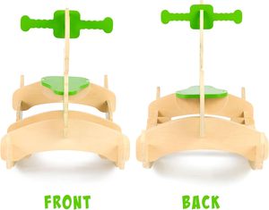 Género Neutral dinosaurio de madera caballo balancín interior/exterior niños balancín juguete para niños pequeños bebés de 1 a 3 años - Product Image 6