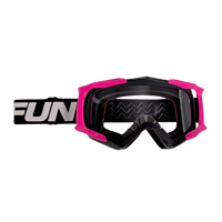 Masque Enduro anti-buée de type 18, masques de fête noirs/roses