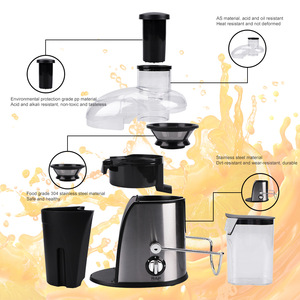 Vente en gros de nouveaux extracteurs de jus électriques multifonctionnels en acier inoxydable et de presse-fruits domestiques en 2026 - Product Image 4