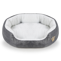 Coussin pour animaux de compagnie en peluche chaude, vente en gros d'usine, lit doux pour chiens et chats