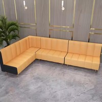 Conjunto de muebles de restaurante comercial barato de fabricante de fábrica al por mayor, cabina de sofá de esquina personalizada, sillas y mesa de comedor