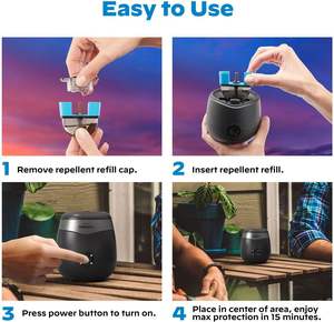 Repelente Ultrasónico de Plagas Eléctrico Inteligente para Exteriores, Dispositivo de Control de Plagas Portátil, No Tóxico y Silencioso para Repeler Insectos y Roedores - Product Image 5