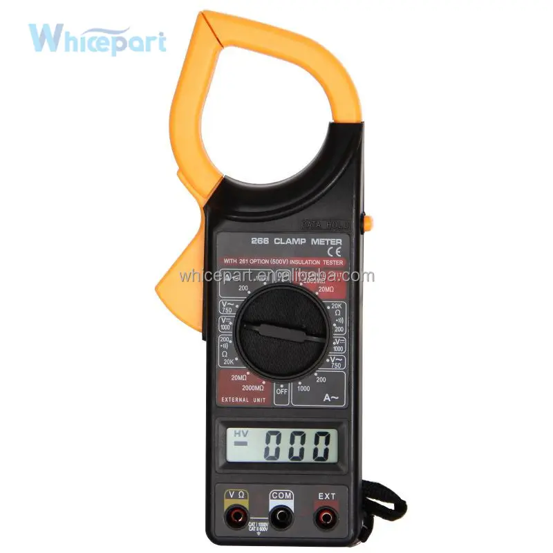 DT-266 AC/DC elektronische Tester Digital Clamp Meter mit Prüf sonde führt Clamp Multimeter