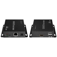 Extensor KVM HDMI USB MT-VIKI de 120 m sobre Ethernet, Transmisor y Receptor KVM HDMI de 1080p y 60 Hz sobre Ethernet