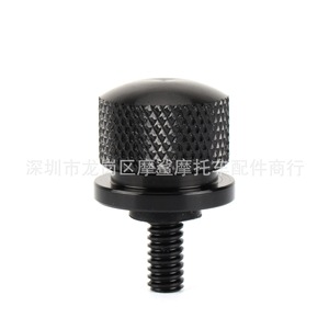 สกรูยึดเบาะมอเตอร์ไซค์ Moshark ขนาด 6 มม. อลูมิเนียมอัลลอย CNC แบบปลดเร็ว สำหรับอะไหล่เบาะฮาร์เลย์ - Product Image 4