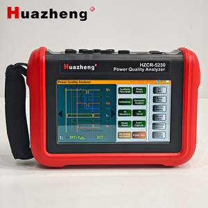 Analizador de Calidad de Energía Huazheng Automático IEC 61000 4 30 Clase A para Caídas, Aumentos, Parpadeos, Interrupciones PST/PLT y Armónicos - Product Image 1