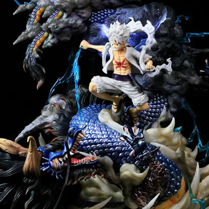 Figuras de Acción de <span class=keywords><strong>Anime</strong></span> de Alta Calidad OEM de 23 cm, Figura de Personaje de <span class=keywords><strong>Luffy</strong></span> <span class=keywords><strong>VS</strong></span> <span class=keywords><strong>Kaido</strong></span>, Modelo de PVC, Adorno de Plástico - Product Image 2