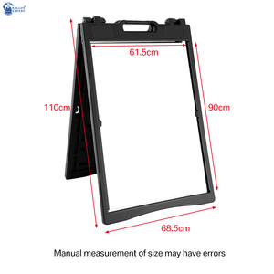 Tùy chỉnh ngoài trời biển quảng cáo dấu hiệu di động quảng cáo hiển thị đứng hai mặt nhựa 16:9 tỷ lệ co 68.5x110cm Poster - Product Image 2