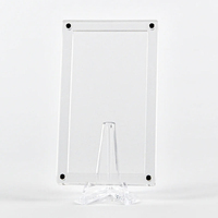 Vitrine en acrylique 1 emplacement pour boosters de cartes TCG – Protection transparente anti-UV – Présentoir de comptoir pour la vente au détail