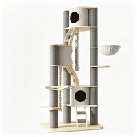 Meubles pour animaux de compagnie PhoenHorse en tissu de qualité supérieure, design personnalisé, adaptés aux petits chats, avec coussins doux, arbre à chat