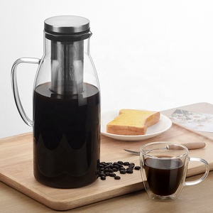 <span class=keywords><strong>Cafetera</strong></span> <span class=keywords><strong>de</strong></span> vidrio <span class=keywords><strong>de</strong></span> borosilicato Hermética Cold Brew Iced Coffee Maker Tetera <span class=keywords><strong>con</strong></span> pico <span class=keywords><strong>con</strong></span> <span class=keywords><strong>filtro</strong></span> extraíble <span class=keywords><strong>de</strong></span> <span class=keywords><strong>acero</strong></span> <span class=keywords><strong>inoxidable</strong></span> - Product Image 5