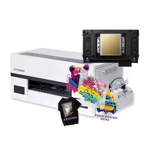 KM Offre Spéciale <span class=keywords><strong>Imprimante</strong></span> à jet d'encre continu d'étiquettes à six couleurs de haute qualité <span class=keywords><strong>en</strong></span> vente Modèle A3 <span class=keywords><strong>Imprimante</strong></span> à jet d'encre DTF de bureau automatique - Product Image 4