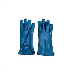 Nouveaux Gants Longs en Cuir Tactile Personnalisables Style Décontracté Noirs pour Fêtes, Voyages et Activités Extérieures – Modèle Quatre Doigts - Product Image 1