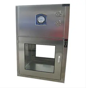 Ginee Medical hospital hot sale best cheap clean room dynamic pass box great price stainless metal