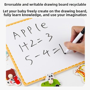 Tablero de Agarre con Hebillas Creativas, Juguete Educativo Montessori Multifuncional para el Aprendizaje Temprano de Niños Pequeños y Preescolares - Product Image 3