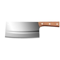 Couteau à découper en acier série 3Cr, forgé à la main, design moderne et épuré, pour hacher les os, vente en gros pour les vendeurs de rue