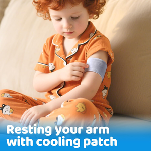 Bantalan Gel pendingin demam, Temp medis pereda demam, plester Kesehatan Medis - Product Image 6