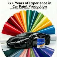 Peinture automobile MLB séchage rapide, adhérence universelle forte, brillance éclatante, série 1K/2K, rénovation de voitures anciennes, peinture de garage, apprêt automobile