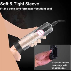 Pompe à vide pour pénis masculin avec valve métallique pour hommes, agrandissement manuel du pénis, stimulateur de croissance du pénis, outil d'entraînement pénien masculin, jouet sexuel pour adultes - Product Image 4