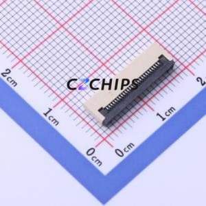 FC05-S26FCT-00 FFC/FPC Connector SMD,P=0.5mm,Horizontal Mount Connector Flip Cover Type Bottom Contact 26P 0.5mm - Product Image 1