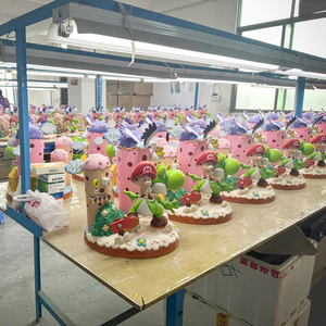 Sculpture de dessin animé <span class=keywords><strong>Mario</strong></span> Dream <span class=keywords><strong>Studio</strong></span> Yoshis Island Diorama Statue en résine - Product Image 3