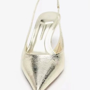 Zapatos de Tacón Clásicos para Mujer, Diseño sin Talón, Tacones de Aguja, Estilo Europeo y Americano, Mules de Corte Bajo - Product Image 4