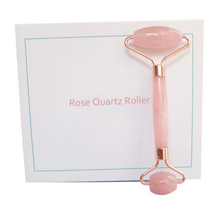 Cuarzo Rosa rodillo y Guasha con máscara cepillo facial cuidado de la piel - Product Image 4