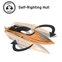 2025 Offre Spéciale matériel en plastique 44mph Super haute vitesse grand bateau à réaction RC-distance à distance contrôlée par application 500m QF