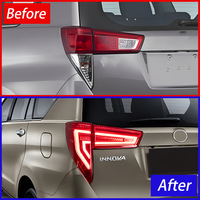 KGKB LED-Rückleuchten-Set für Toyota Innova TGN140 GUN140 2016-2020 Upgrade DRL Bremslicht Dynamischer Blinker Plug & Play