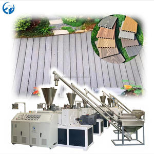 WPC bois plastique bambou poudre plancher porte conseil cadre profil machine ligne de production ligne d'extrusion - Product Image 1