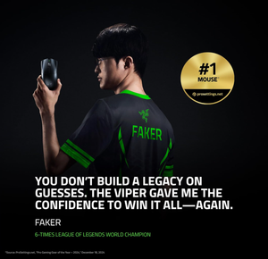 เมาส์เกมมิ่งไร้สาย Razer <span class=keywords><strong>Viper</strong></span> V3 <span class=keywords><strong>Pro</strong></span> สำหรับอีสปอร์ต น้ำหนัก 54 กรัม ระบบสัมผัสแบบสมมาตร 8K Polling ความละเอียด 35K DPI สวิตช์ออปติคอล Gen3 - Product Image 6