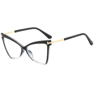 Montures de lunettes Psn Cat Eye, monture complète, anti-lumière bleue, design papillon léger pour femmes - Product Image 5