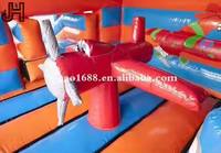 Gonflable Bounce Moonwalk Avec Glissière Avion Thème Jumper Combo pour Enfants