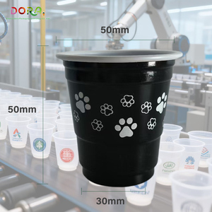 Personalized Disposable Plastic Party Cups with Company Logo PS Material Bulk for Promotional Events