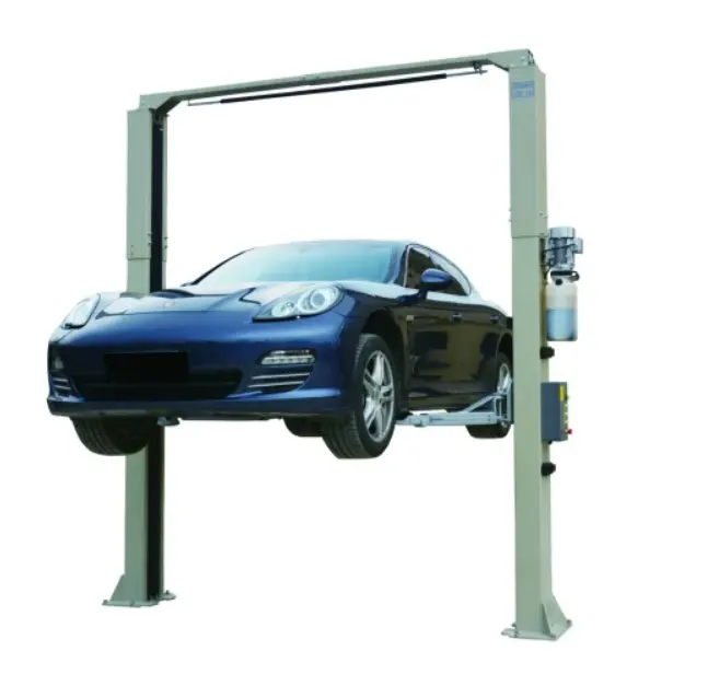 Two Post One Cylinder Hydraulic Lift Clear Floor Electric Release Car Hoist Car Lift para o reparo da garagem do automóvel