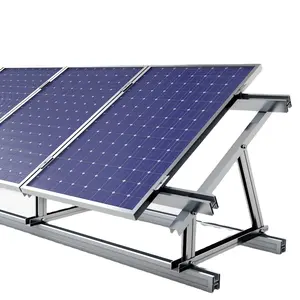 Aluminum Ground Mount System Bracket Solar Panel For Solar Flat Roof Mount System