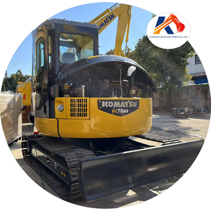 Miniexcavadora usada original de la marca japonesa Komatsu de 7 toneladas, modelos Pc78, Pc78-6, Pc78-8, Pc78us, con certificación CE. Komatsu Pc78us usada en venta. - Product Image 1