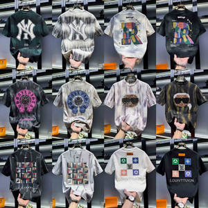 2025夏季潮流男士高档短袖t恤100% 纯棉人物图案大牌批发 - Product Image 1