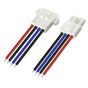 EL4.5 Terminal Wire Harness 4 Pin Male And Female Connector For Battery Power Cord AC DC Board To Line Fire Retardant - Product Image 1